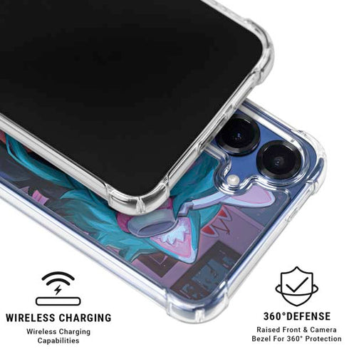 Anime Catgirl Gamer Nerd by Ivy Dolamore Galaxy S25 Clear Case
